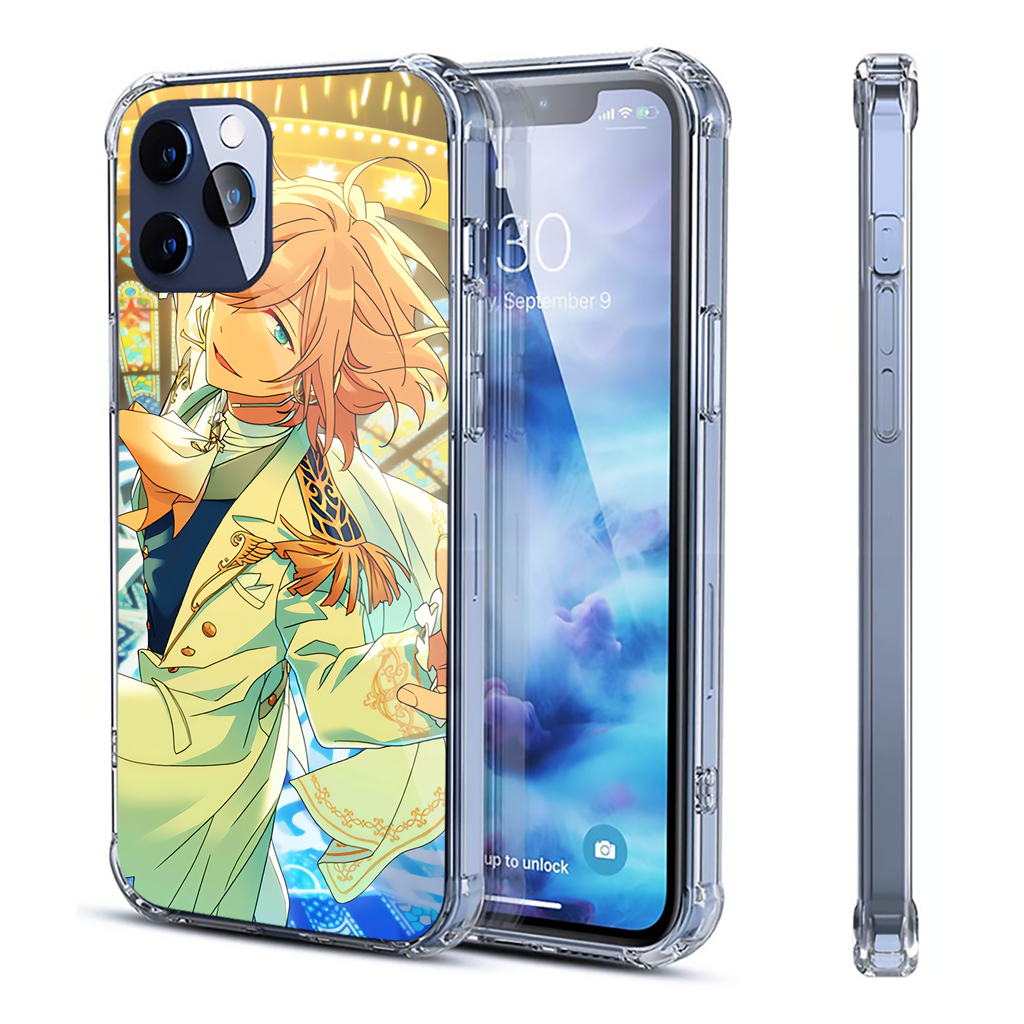 （画像用） あんさんぶるスターズ! Ensemble Stars 【iPhone 12シリーズ対応】透明スマホケース（クリアソフトケース）